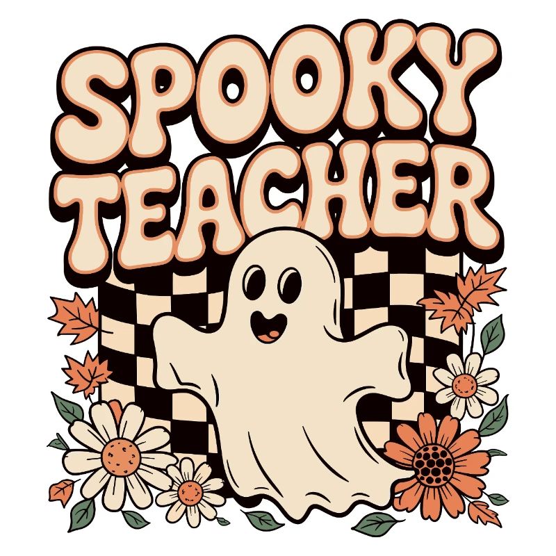 Spooky Teacher Halloween Design