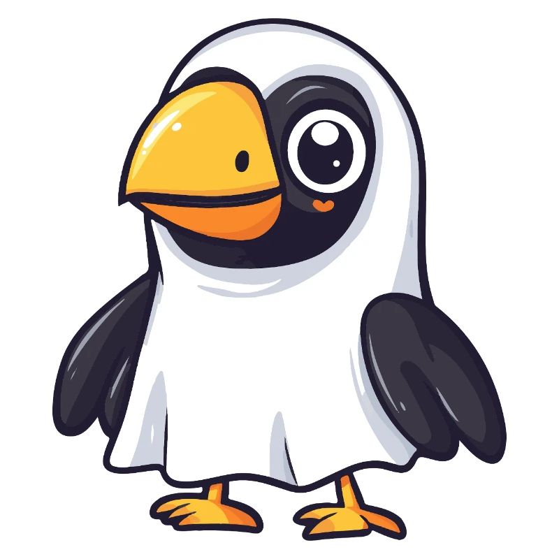Tukan Vogel Halloween Geist