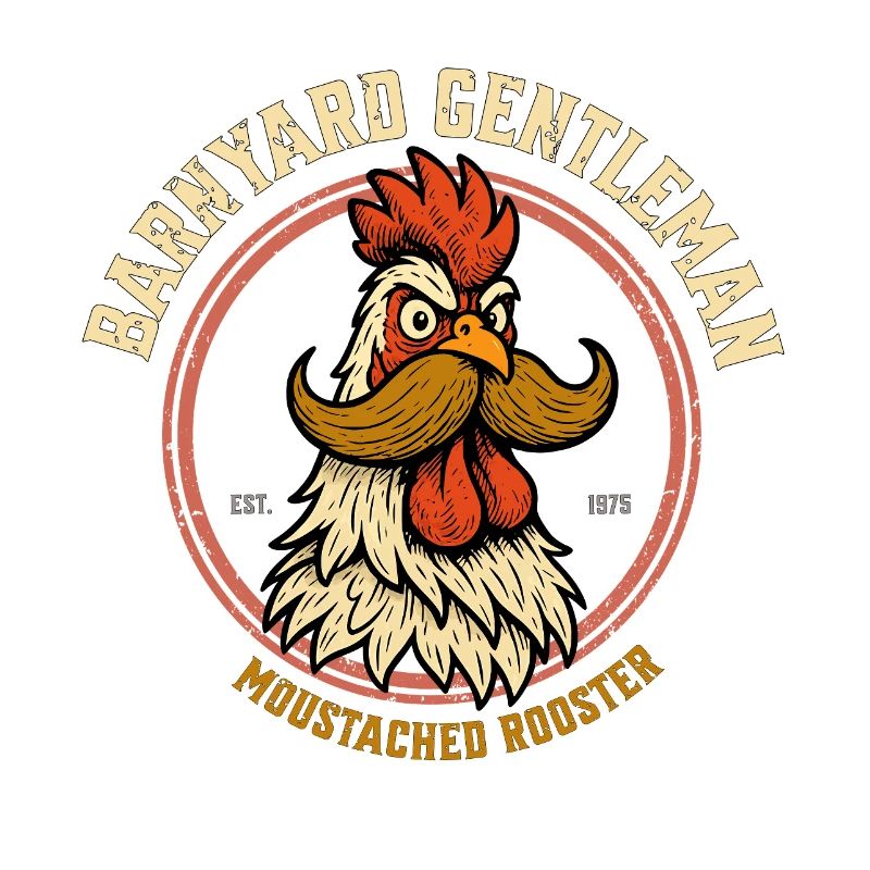 The Mustached Rooster