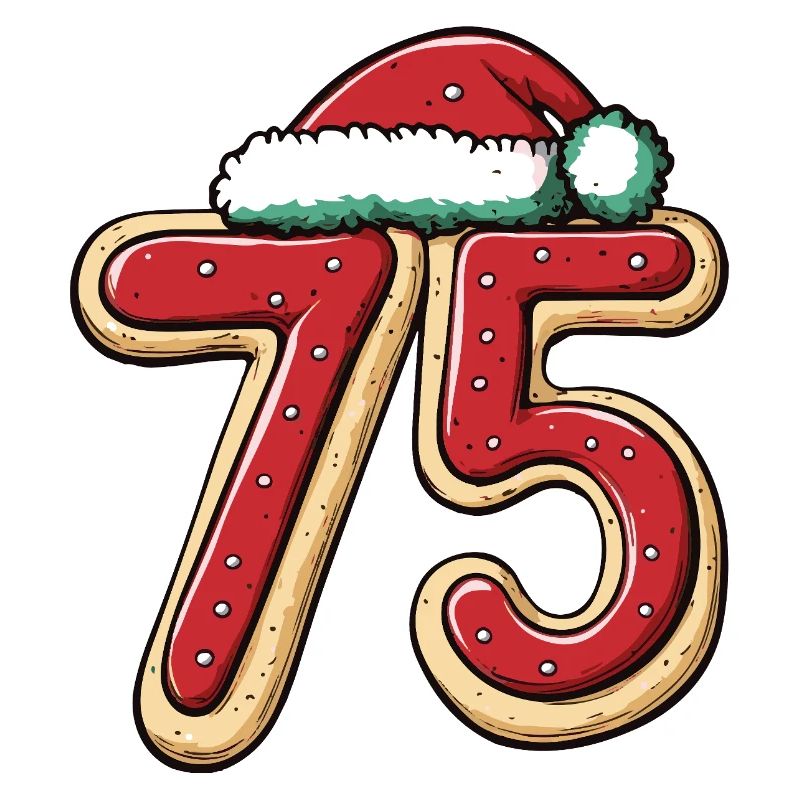 75 Numéro Biscuit Noël