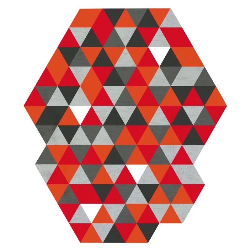 Triangles géométriques Geometrisches Hexagon