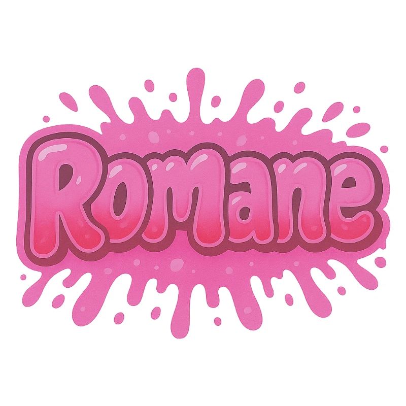 Graffiti Romane Name Geschenk Ideal Druckbare Su