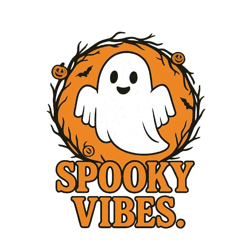 Spooky Vibes Halloween Ghost