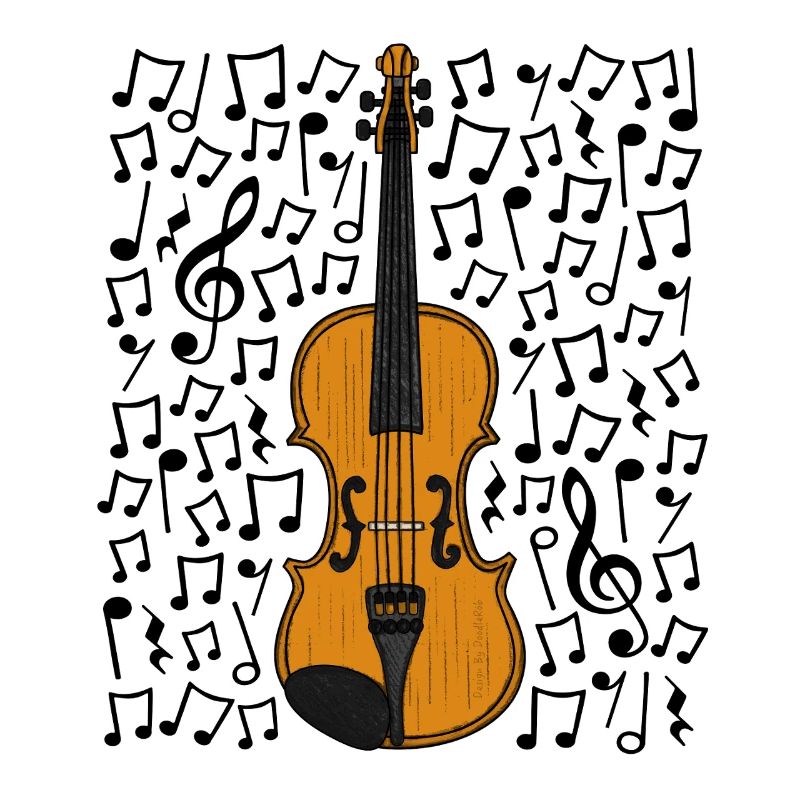 Violin Musical Notes Violinist String Musician