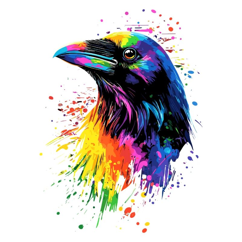 Rabe Krähe Vogel Rabenkrähe Dohle Schwarze Raben