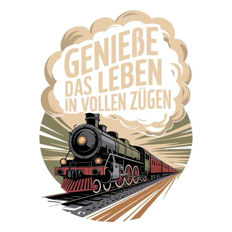 Train Profitez pleinement de la vie Chemin de fer