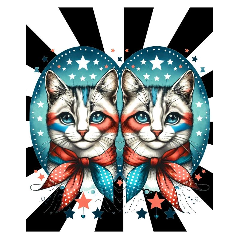 60s Retro Cats Cat
