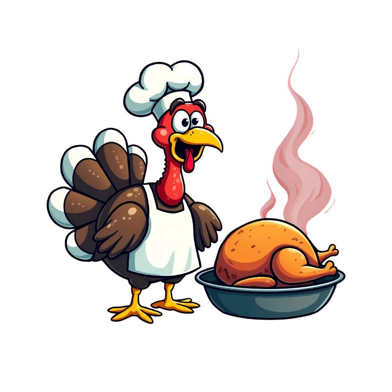 Cuisinier de dinde de Thanksgiving
