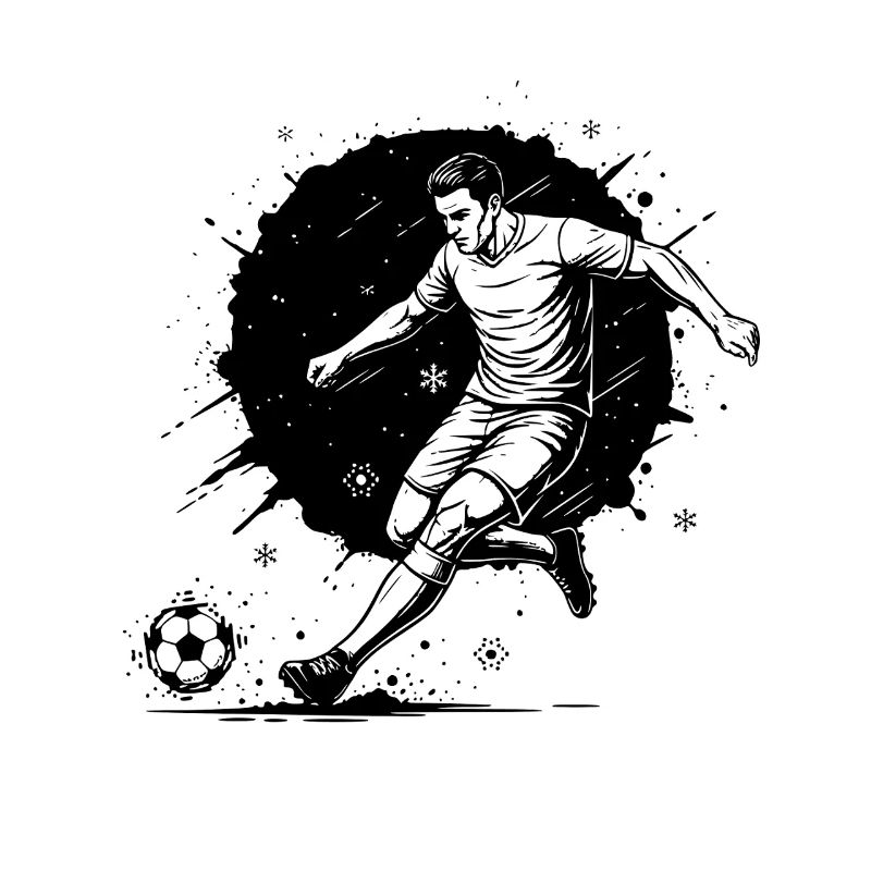 Fußball Illustration