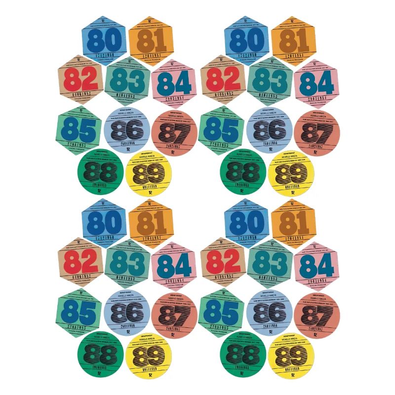 Vintage 80s Retro Auto Decals