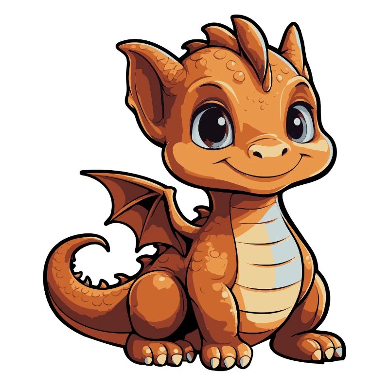 Kleiner Cartoon-Drache
