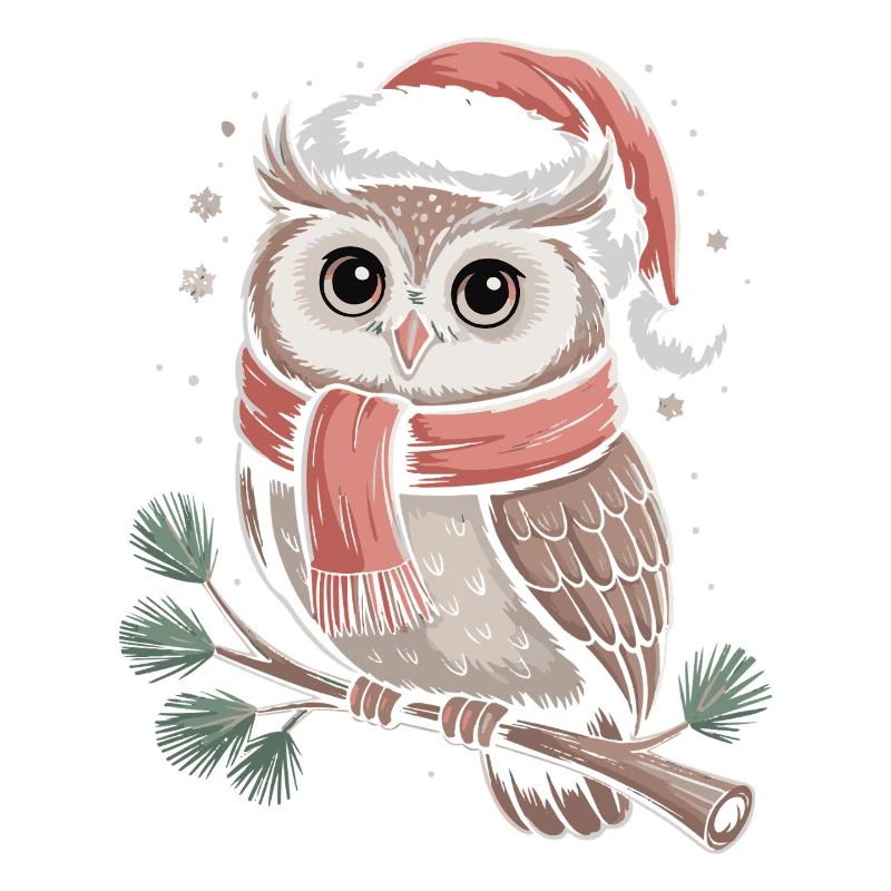 Écharpe magique de la chouette de Noël