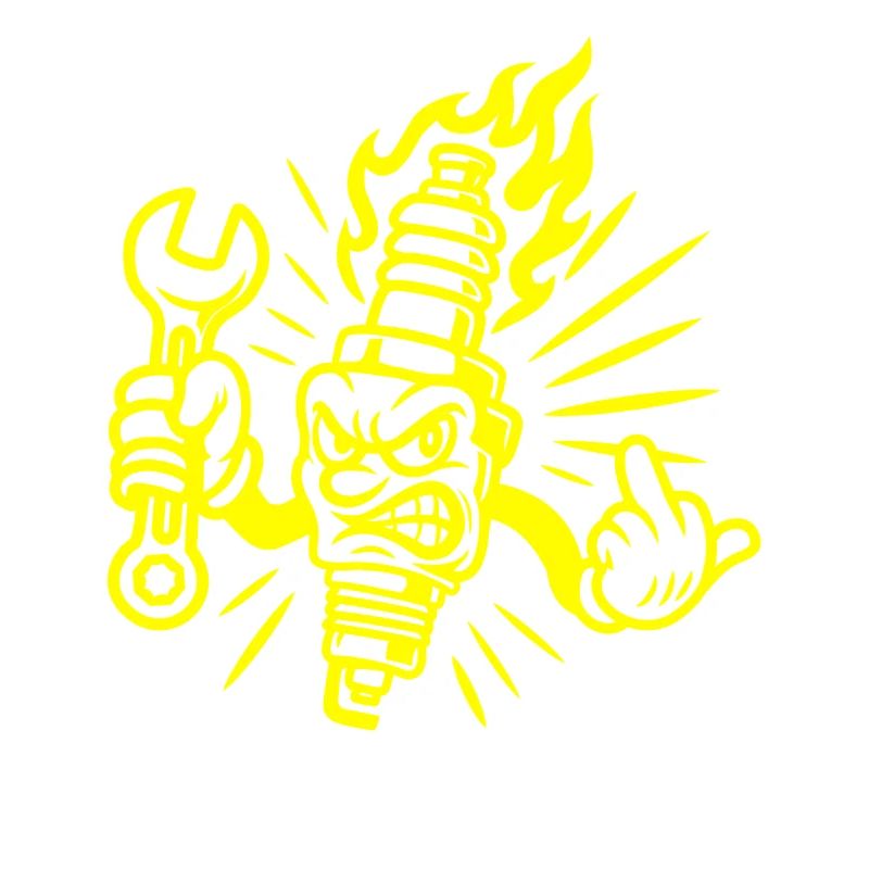 Bad Spark – Cheeky spark plug with screw connections