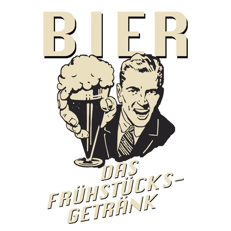 Bier, das Frühstücksgetränk