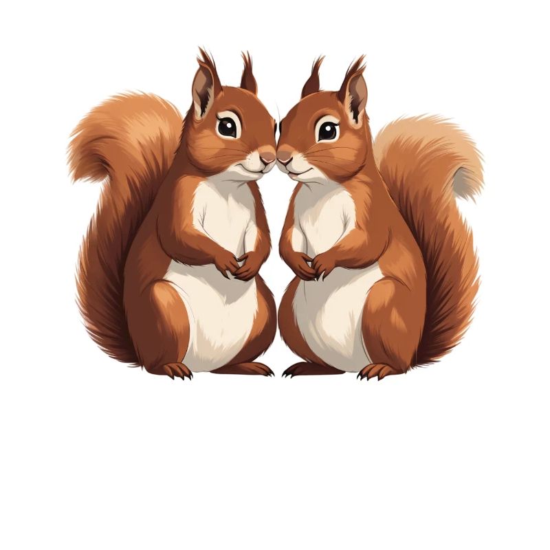 Twin Squirrel Lovers