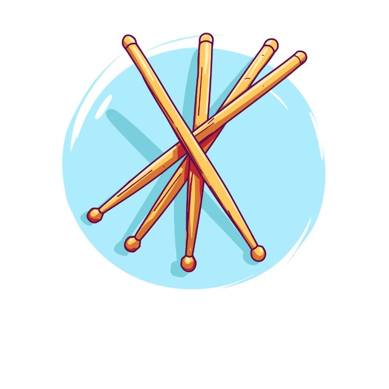 Drumsticks Zeichnung
