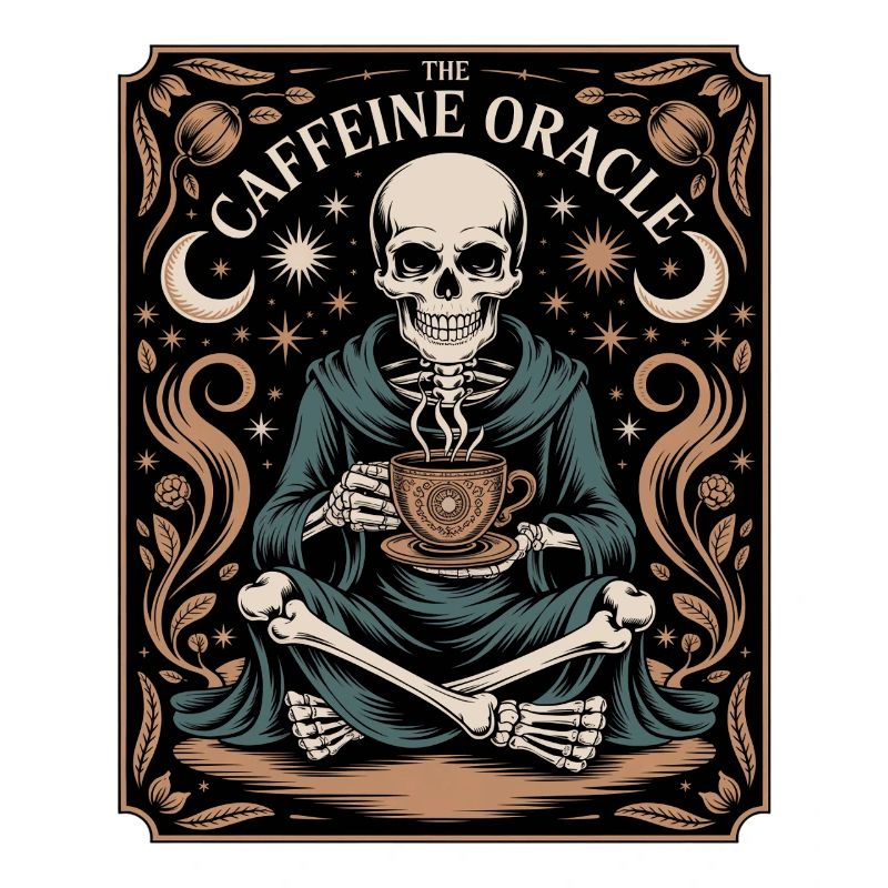 The Caffeine Oracle Skeleton Coffee Oracle