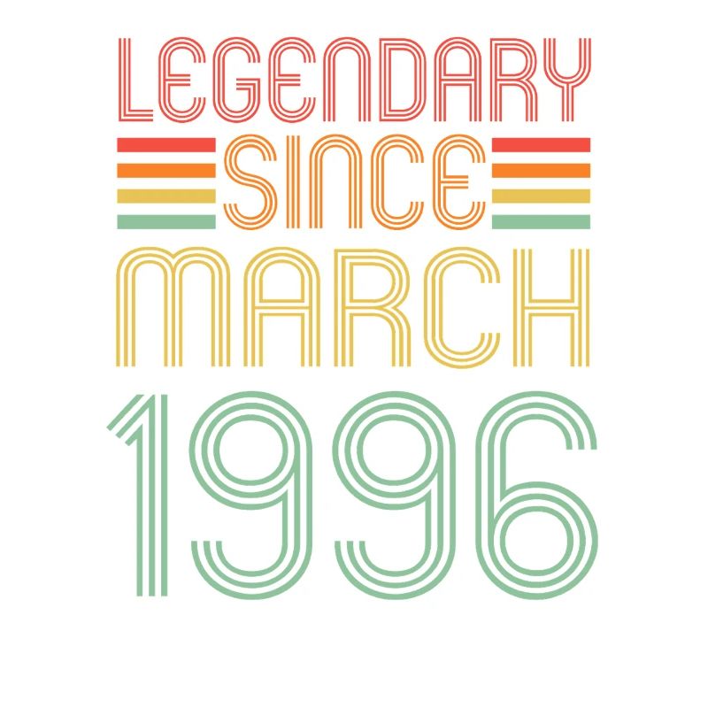 Legendary since March 1996, Retro, Geburtstag