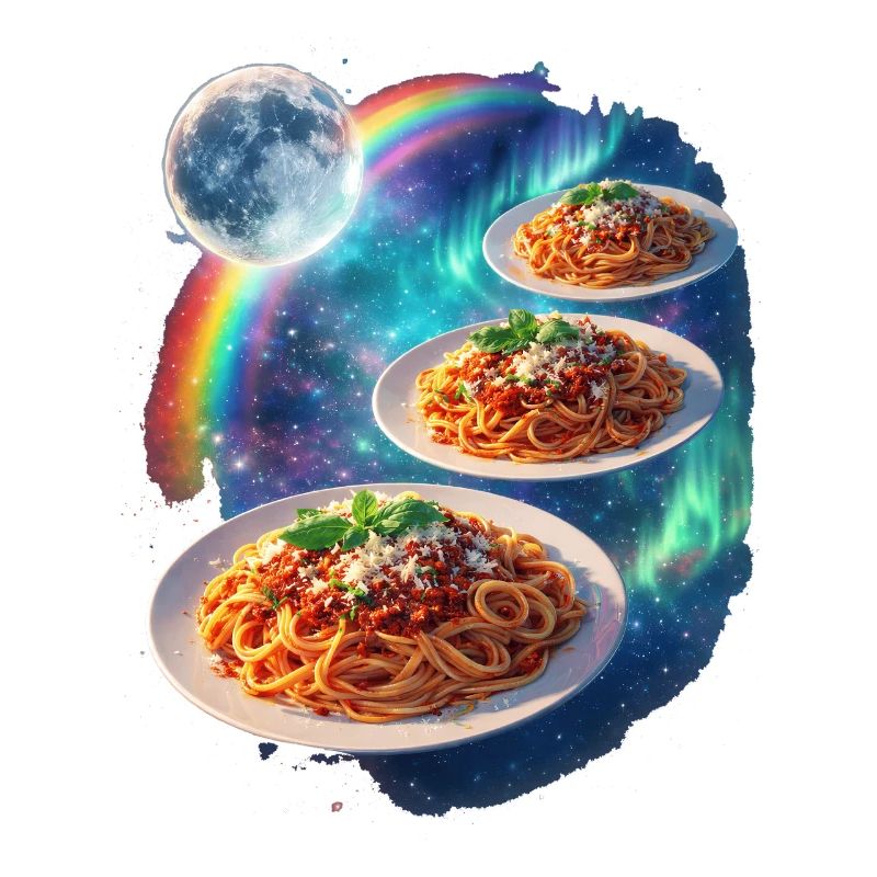 Cosmic Pasta Galaxy