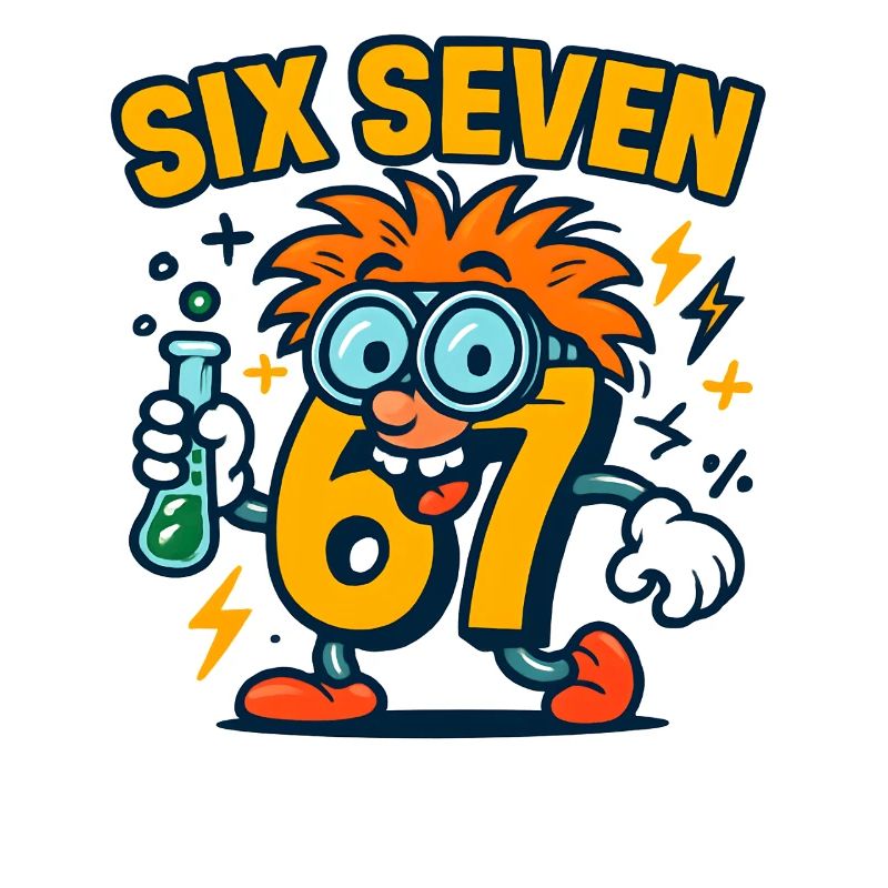 Six Seven 67 Science Humor Nerd Gift Idea