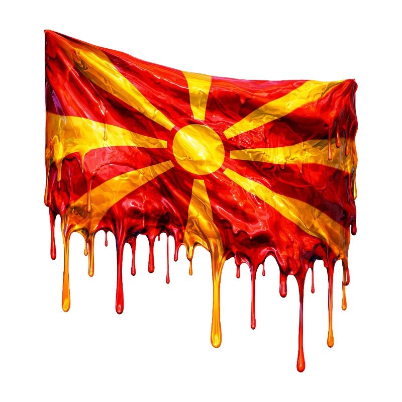 Macedonian Flag Drop
