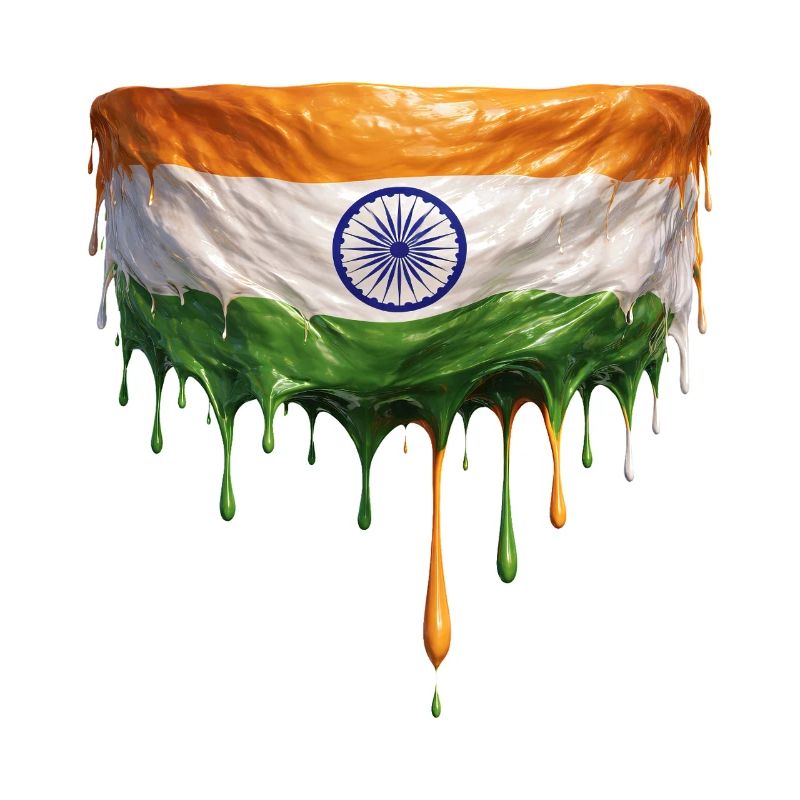 Art du drapeau indien