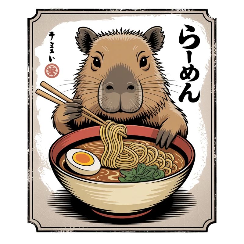 Capybara Ramen Bowl