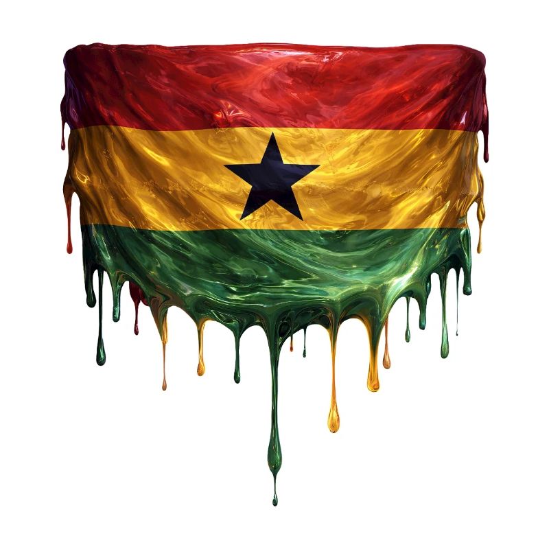 Art des drapeaux du Ghana