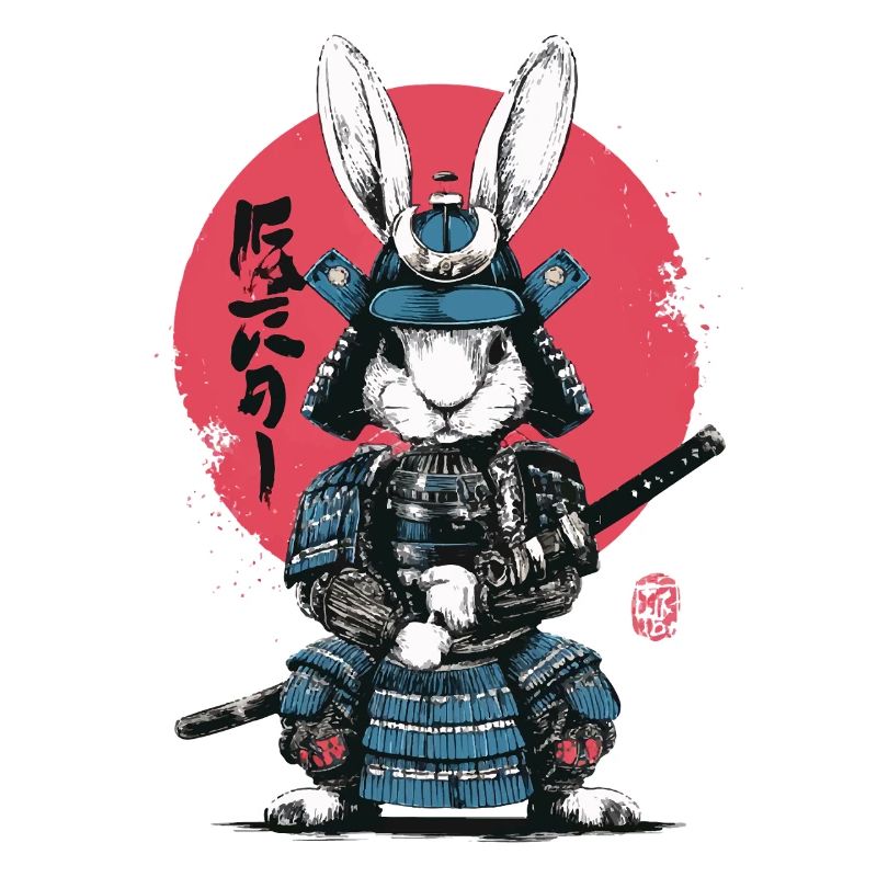 Bunny Samurai in Armor