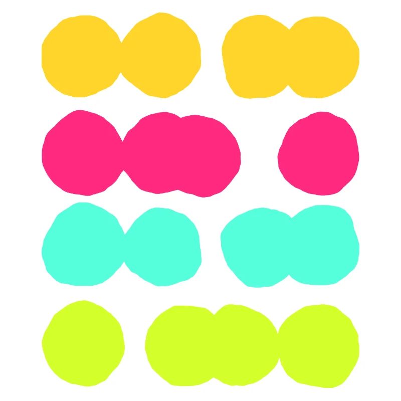 Colourful Abstract Circle Pattern - Fun & Vibrant