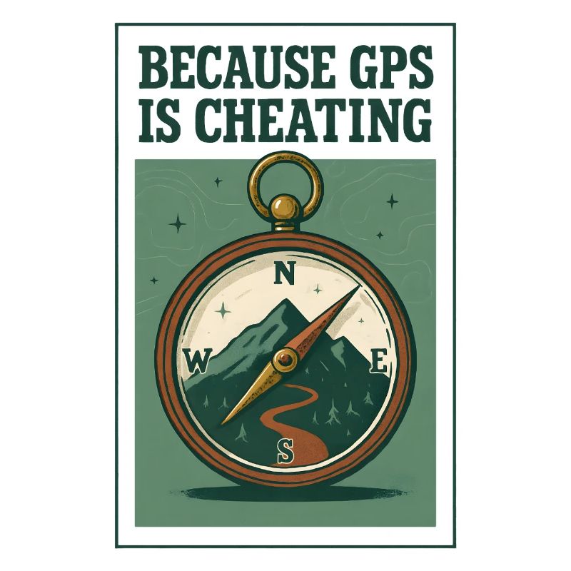 GPS is cheating | Compass Hiking
