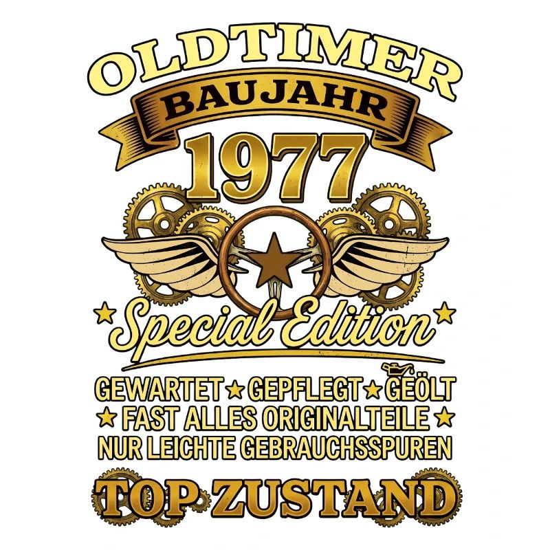 Oldtimer Baujahr 1977 Geburtstag Geschenk