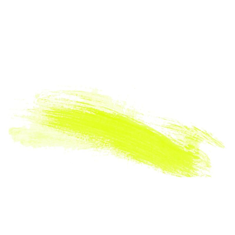 Neon Lime Pinselstrich