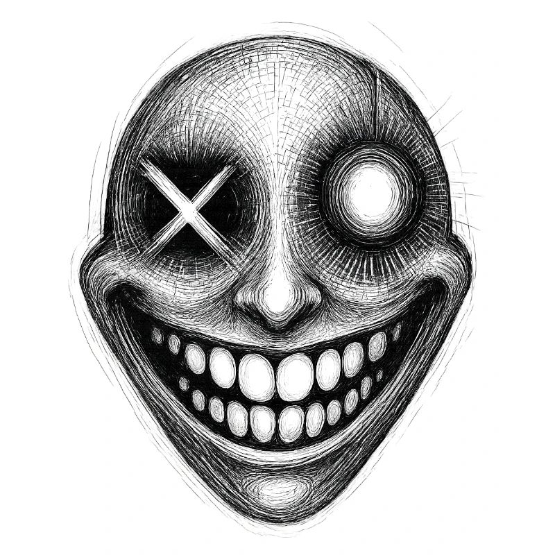 Extravagant Smile Mask