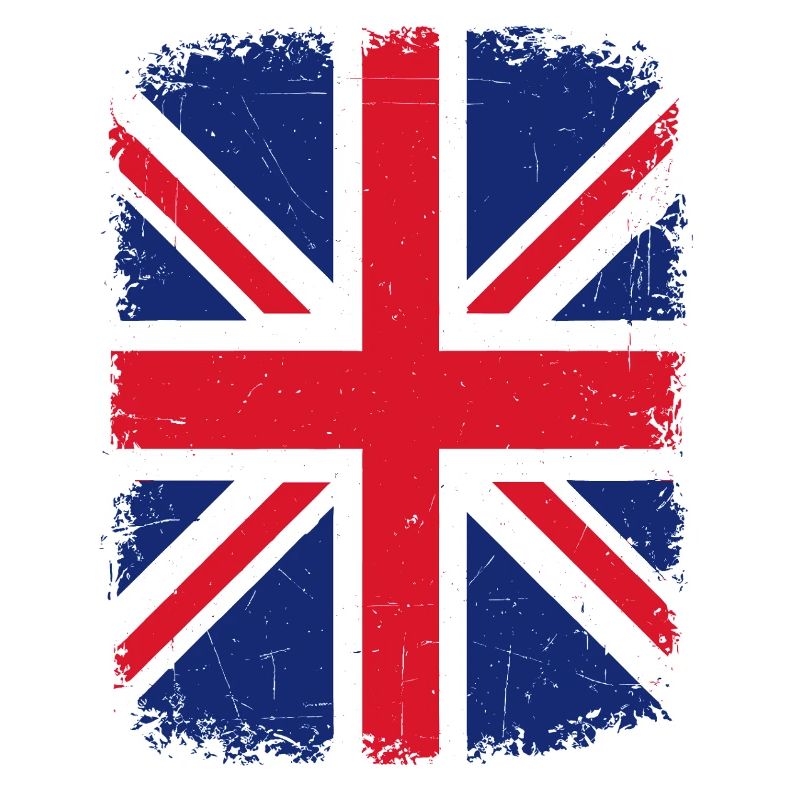 Distressed Union Jack Graphic