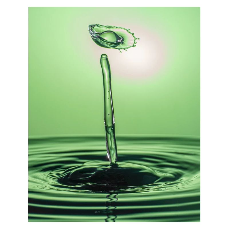Abstrait liquide vert