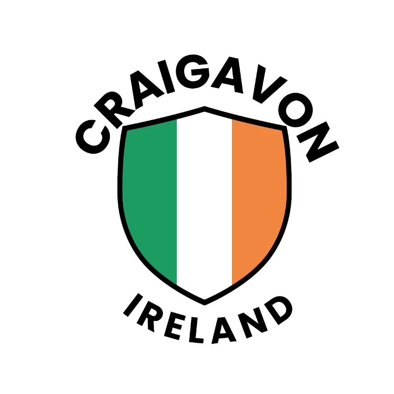Motif du drapeau de l’Irlande sur l’écu