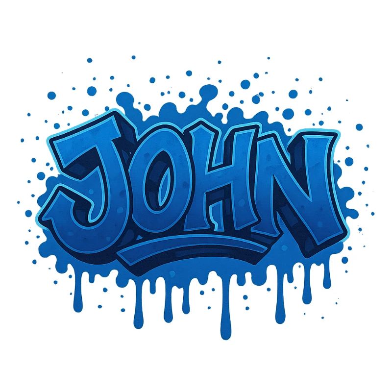 Graffiti JOHN Name Gift Ideal Printable On