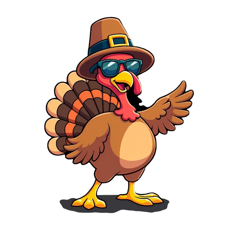 Thanksgiving Drôle Dinde de Thanksgiving
