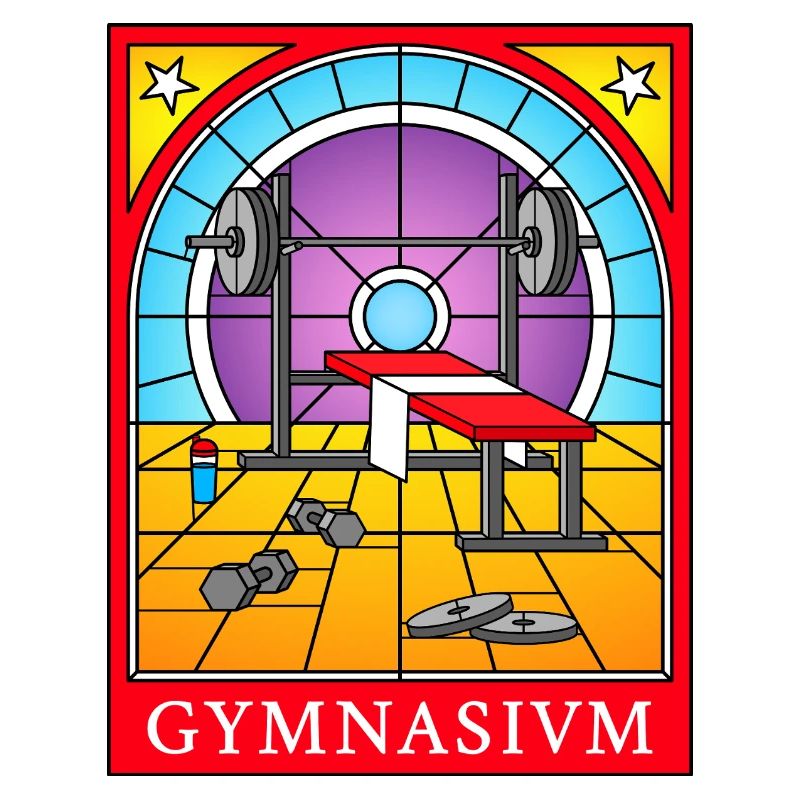 Gym Stained Glass