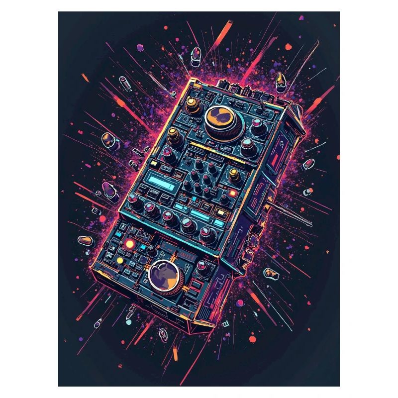 Explosion du contrôleur DJ numérique