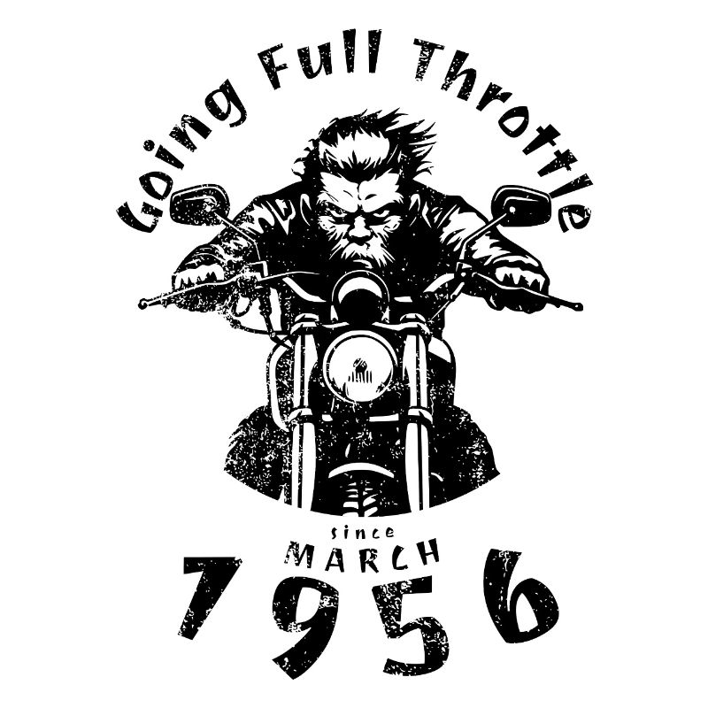 70. Geburtstag Going Full Throttle Since 03/1956