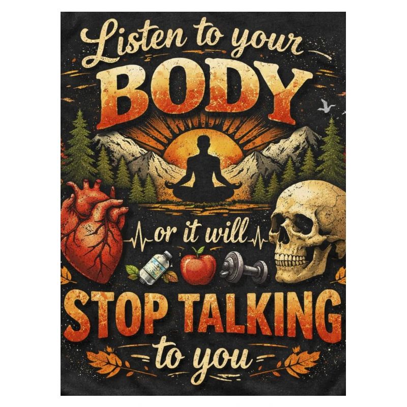 Hör auf deinen Körper oder er spricht