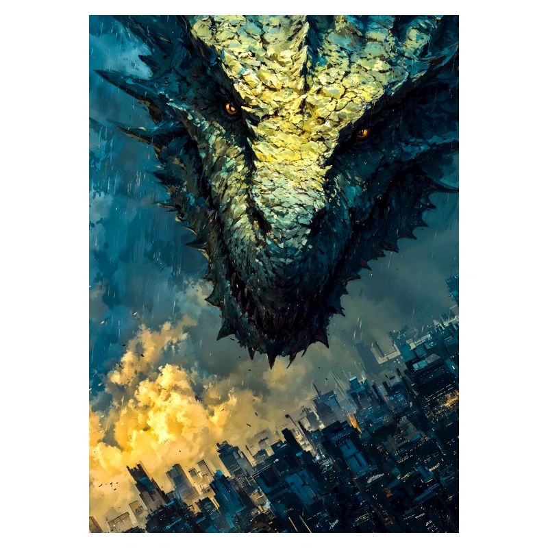 Drago Tempestoso sulla città