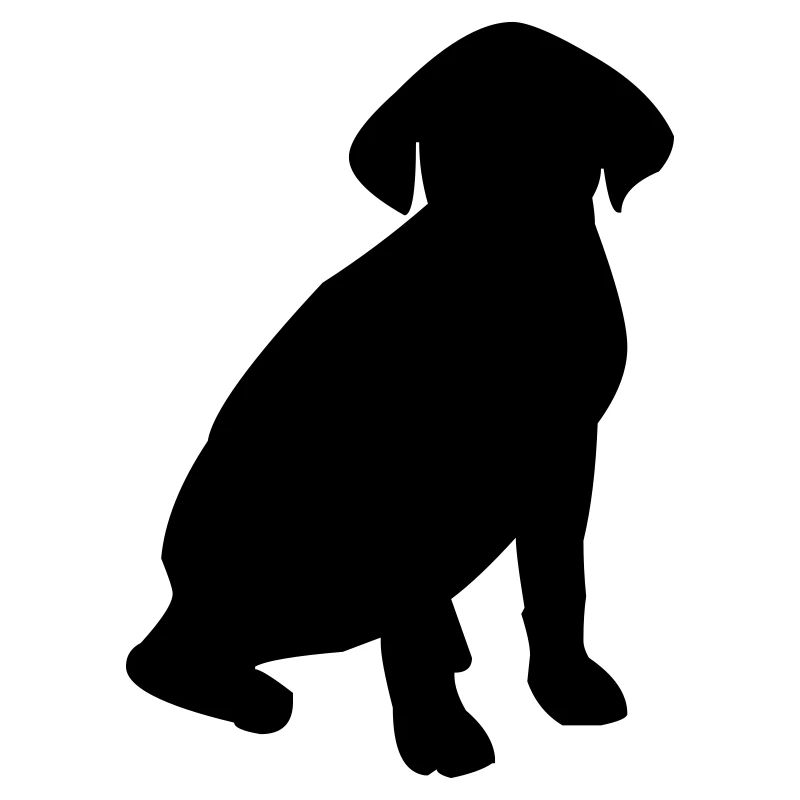 Silhouette de chien
