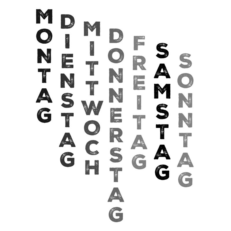 eine Woche mit Samstag