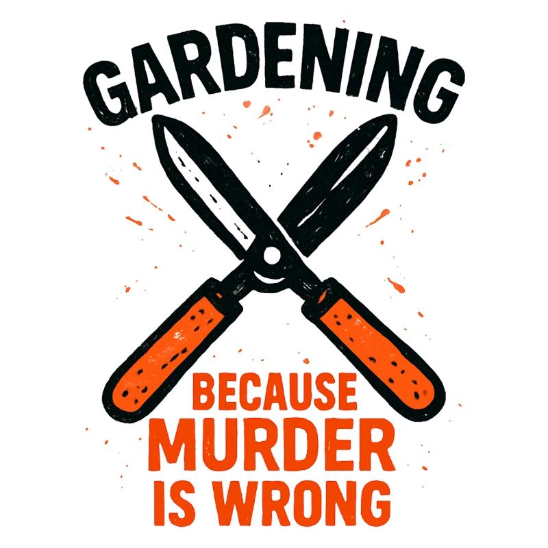 Pruning shears Humor Gardening Permaculture