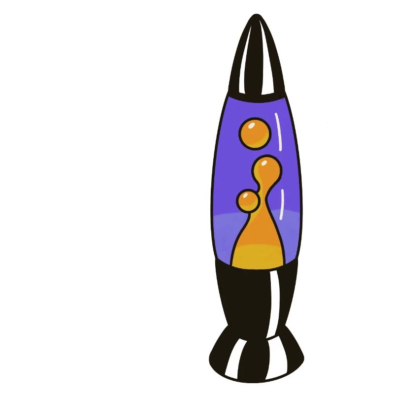 Lava Lampe Retro – Psychedelic Design