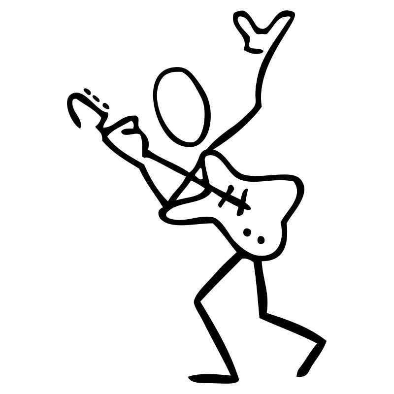 Guitariste sur scène lors du concert