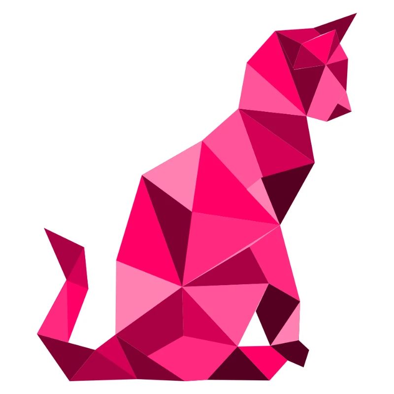 chat_lowpoly_Magenta